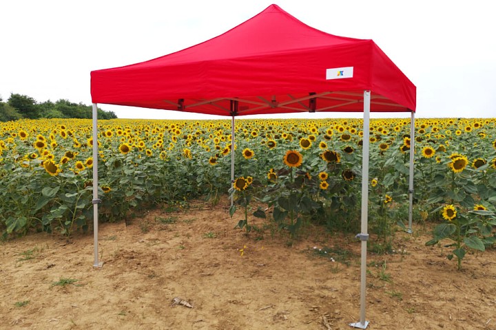 Sulankstoma palapinė spausdinimui 4,5m*3m