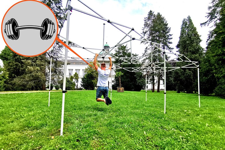 Reklaminė sulankstoma palapinė 6x3m