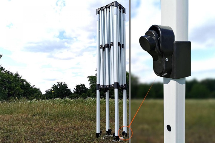 Sulankstoma palapinė spausdinimui 2X3