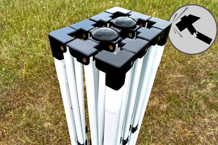 Žirklinė palapinė spausdinimui 2X3