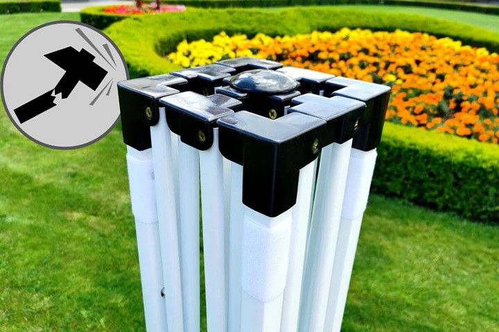 Sulankstoma pavėsinė reklamai spausdinti 3X3