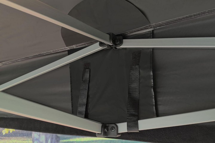 3mx3m sulankstoma palapinė spausdinimui