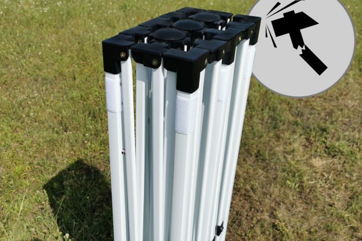 Sulankstoma palapinė reklamai 6x3m