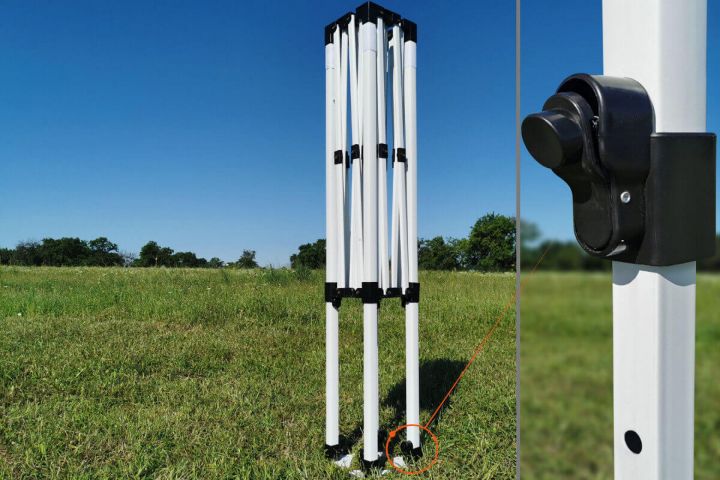 Pardavimų palapinė spaudai 2x2m