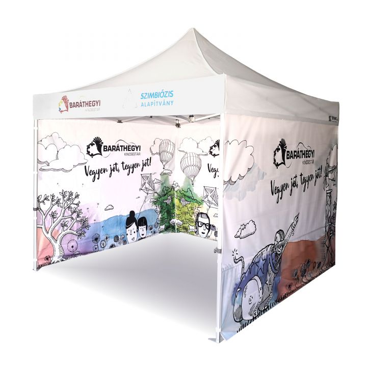 Balta vakarėlio palapinė