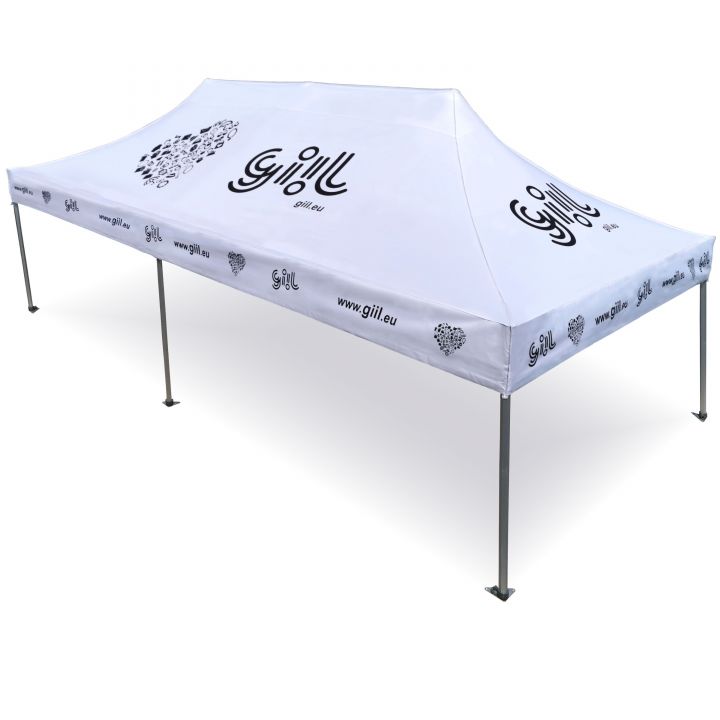 Geltona vakarėlio palapinė