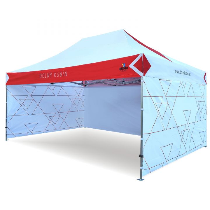 Rožinė vakarėlio palapinė