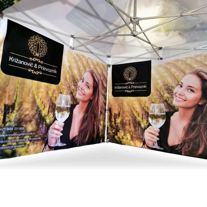 Violetinė vakarėlio palapinė